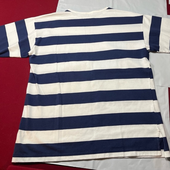 Holland America BOAT single Stitch VTG CRUISE T SHIRT STRIPED nautical Sailing L - Picture 8 of 15